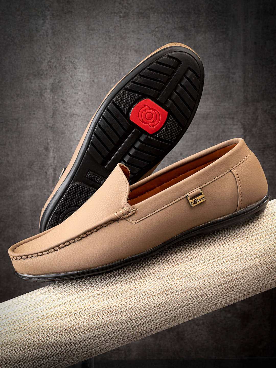     			Action Beige Men's Slip on
