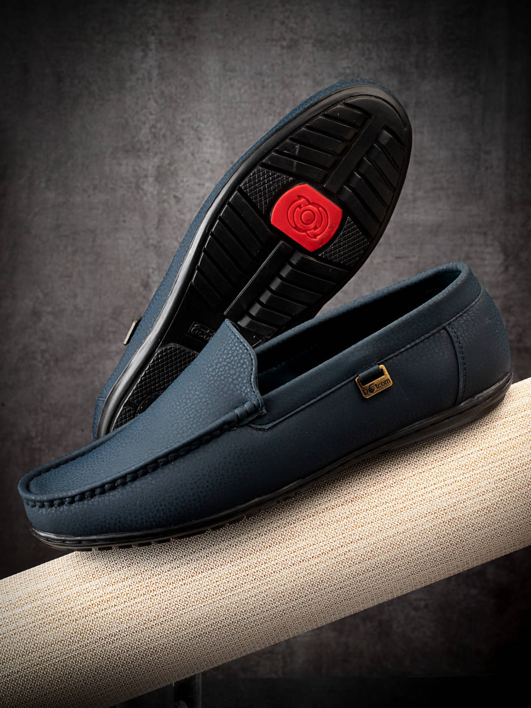     			Action Navy Men's Slip on