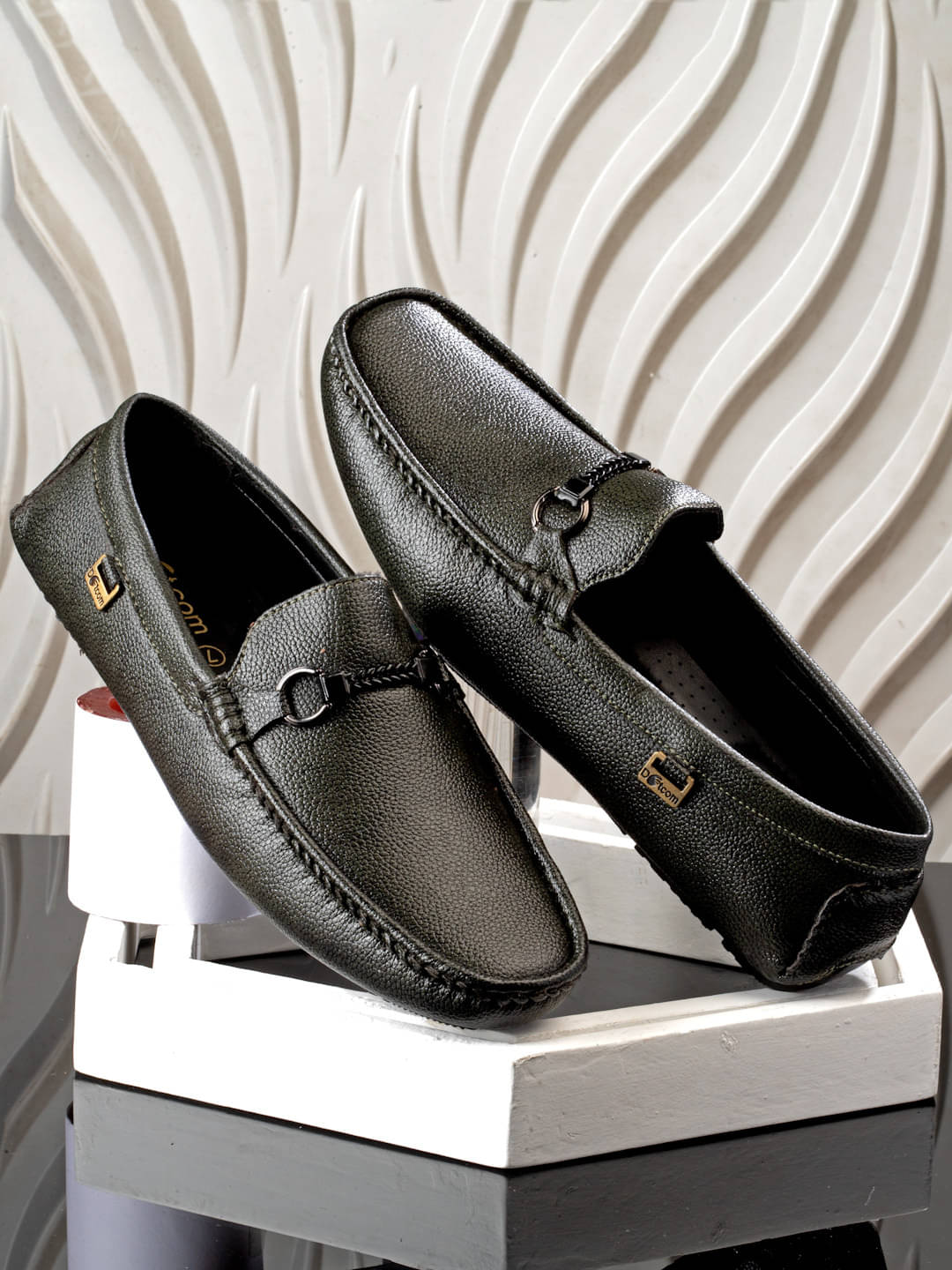     			Action Olive Men's Slip on