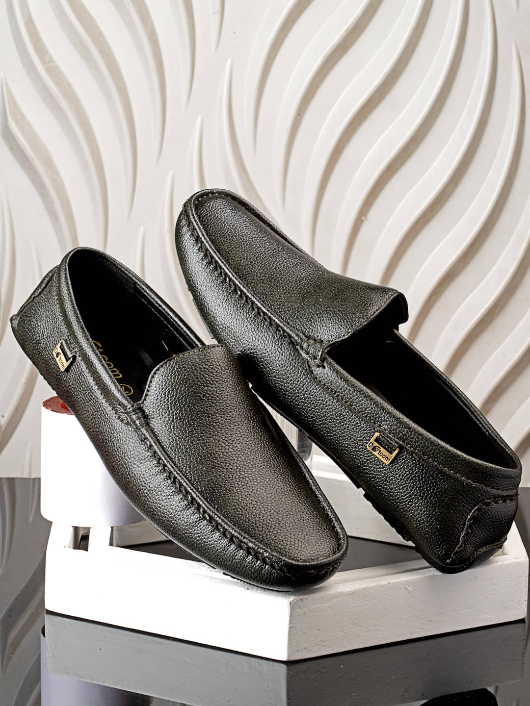 Action Olive Men's Slip on - Formal Shoes | Buy online on ZillyBuy