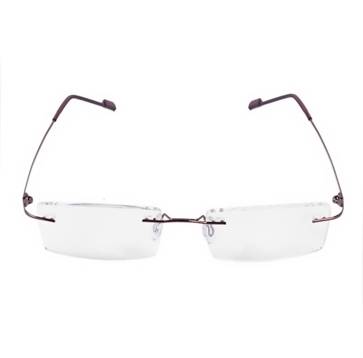     			Admire Brown Rimless Rectangular Computer Glasses ( Pack of 1 )