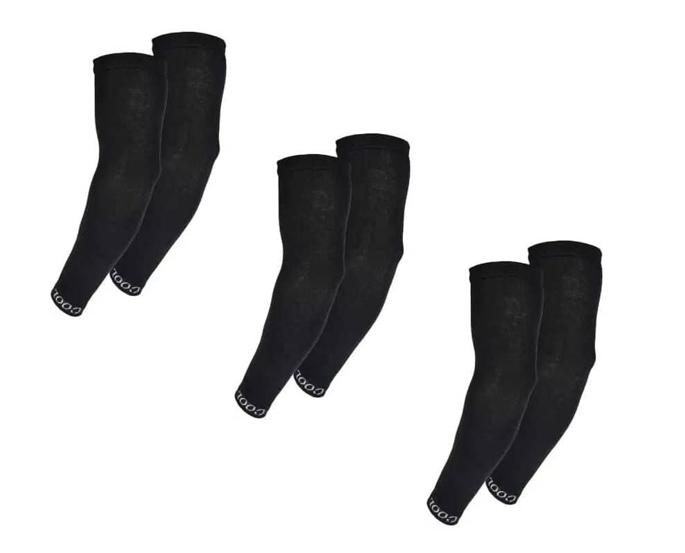 Benicia Black Solid Riding Sleeves ( Set of 3 )     			Benicia Black Solid Riding Sleeves ( Set of 3 )