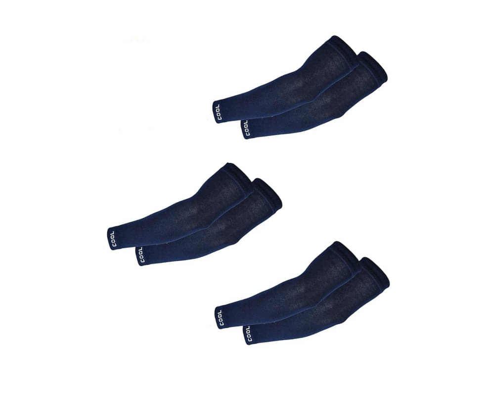 Benicia Blue Solid Riding Sleeves ( Set of 3 ) Benicia Blue Solid Riding Sleeves ( Set of 3 )