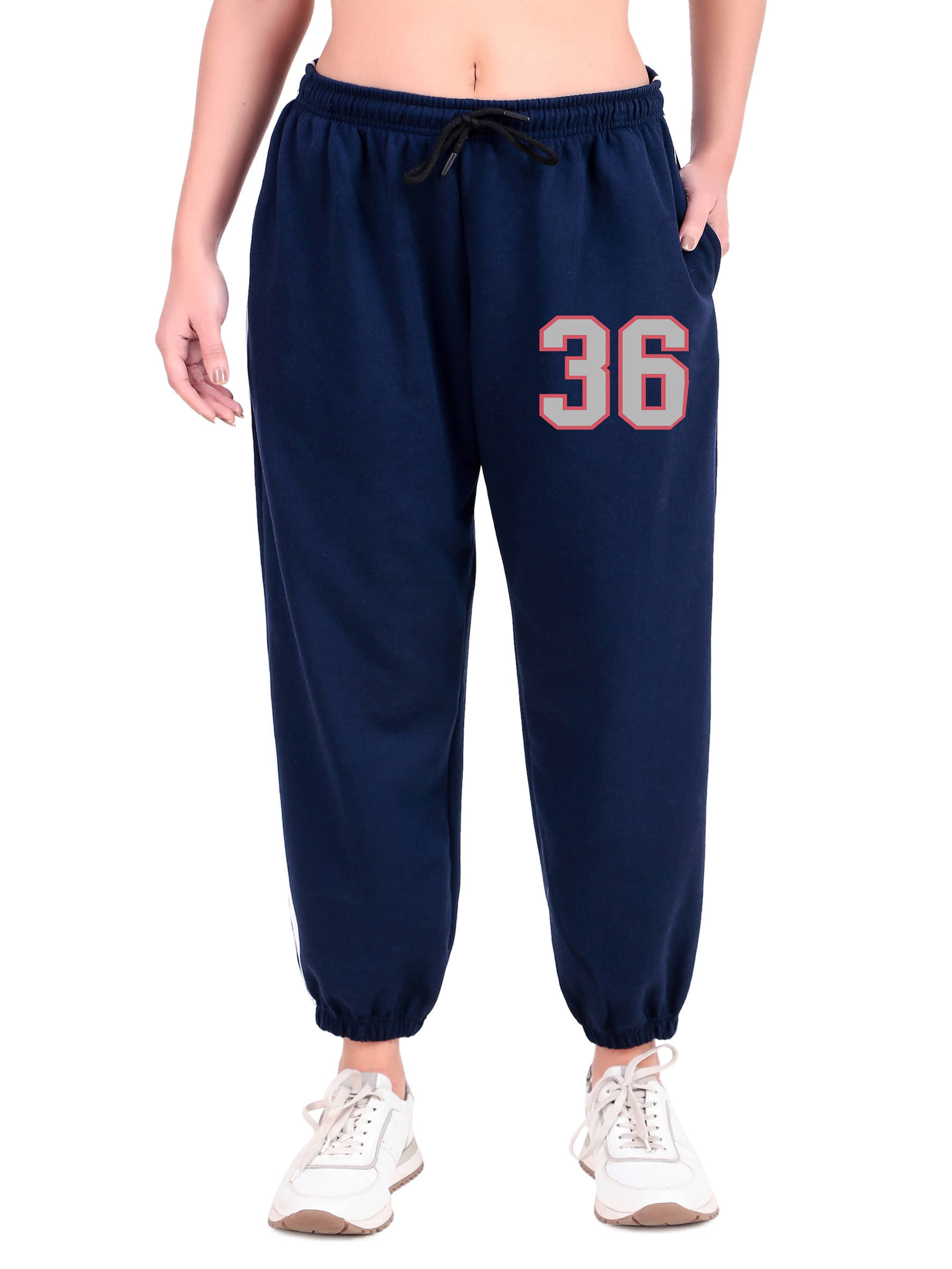     			CUSHEE Navy Fleece Women's Running Joggers ( Pack of 1 )