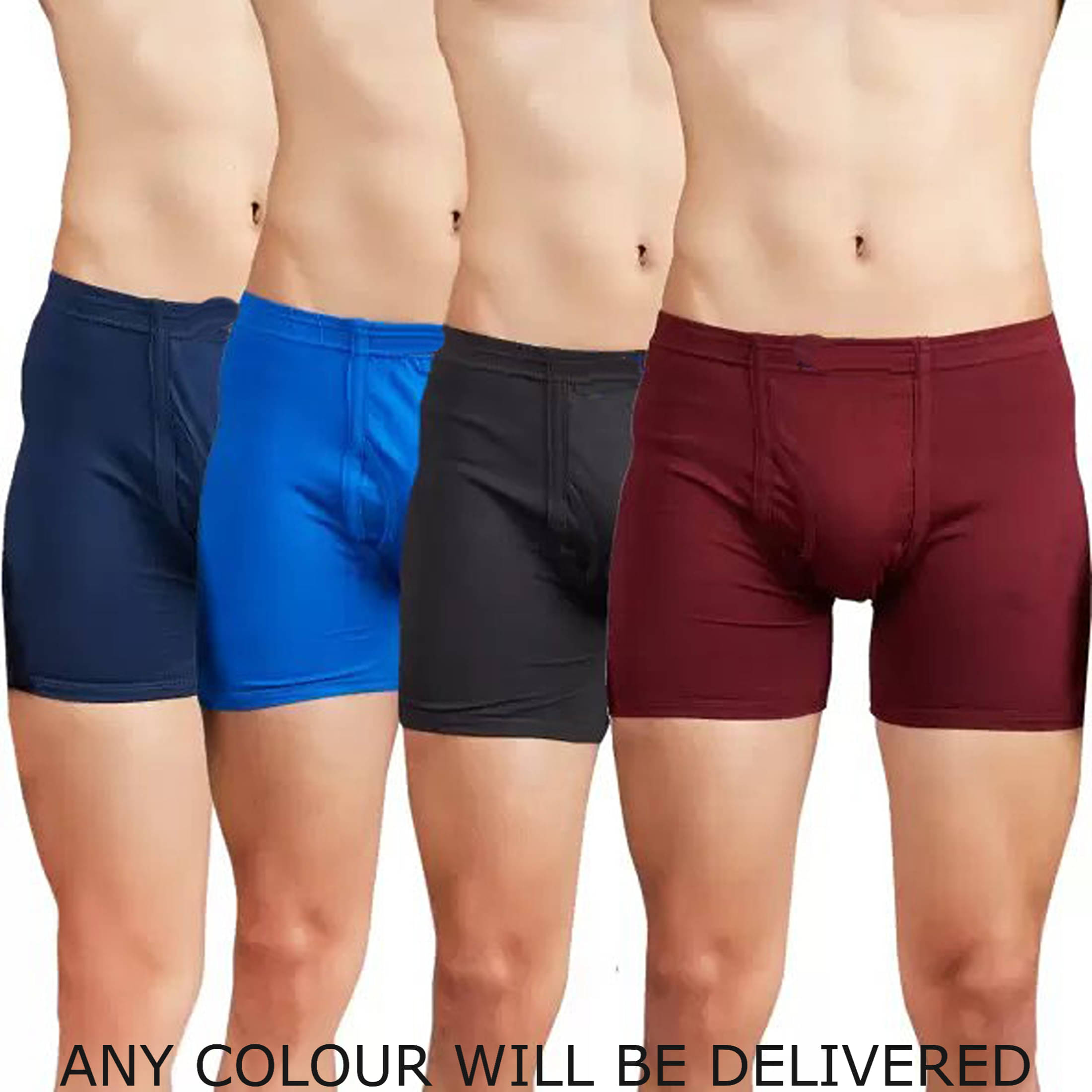 Cavenders Pack of 4 Cotton Blend Trunks For Men's ( Navy Blue )     			Cavenders Pack of 4 Cotton Blend Trunks For Men's ( Navy Blue )