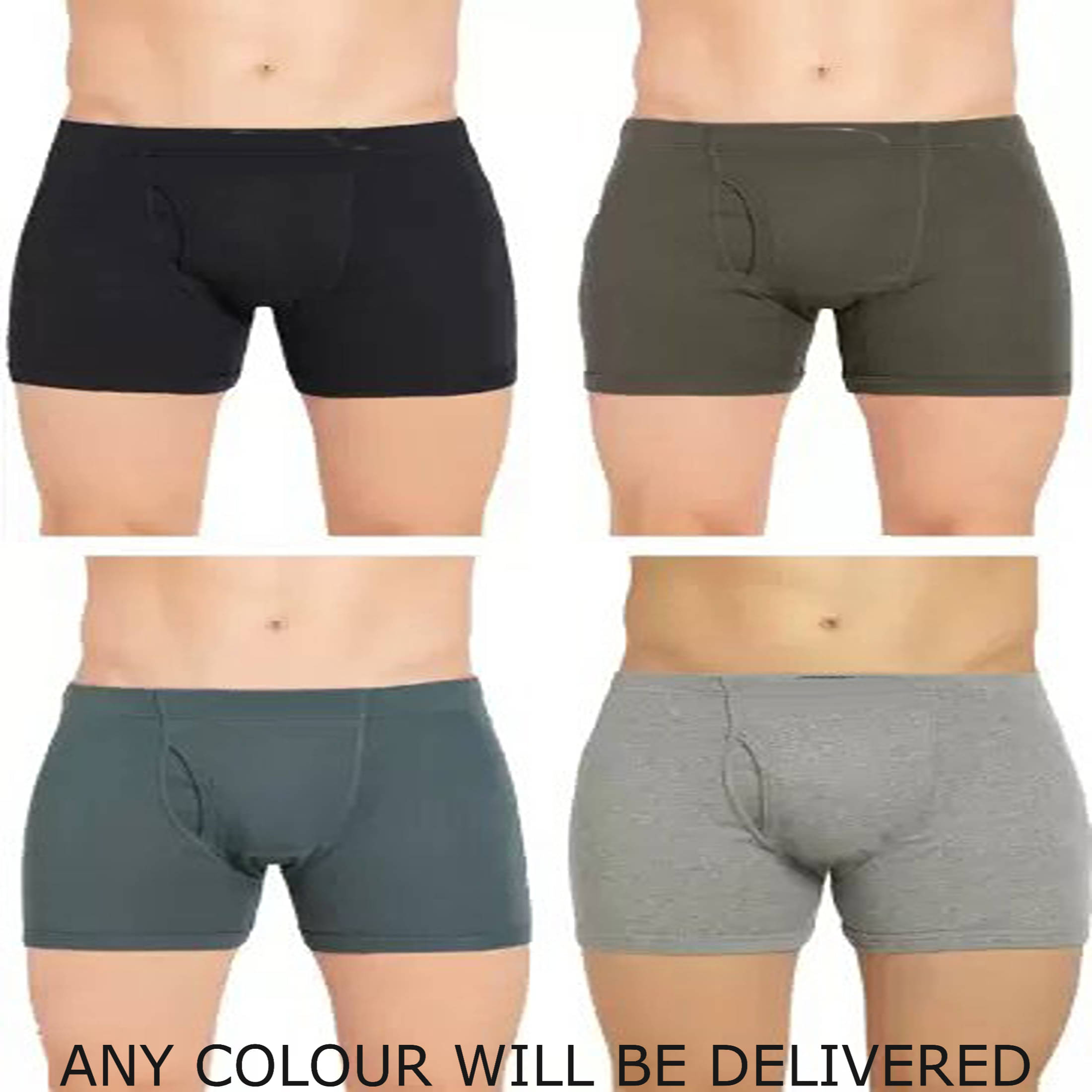 Cavenders Pack of 4 Cotton Blend Trunks For Men's ( Navy Blue )     			Cavenders Pack of 4 Cotton Blend Trunks For Men's ( Navy Blue )