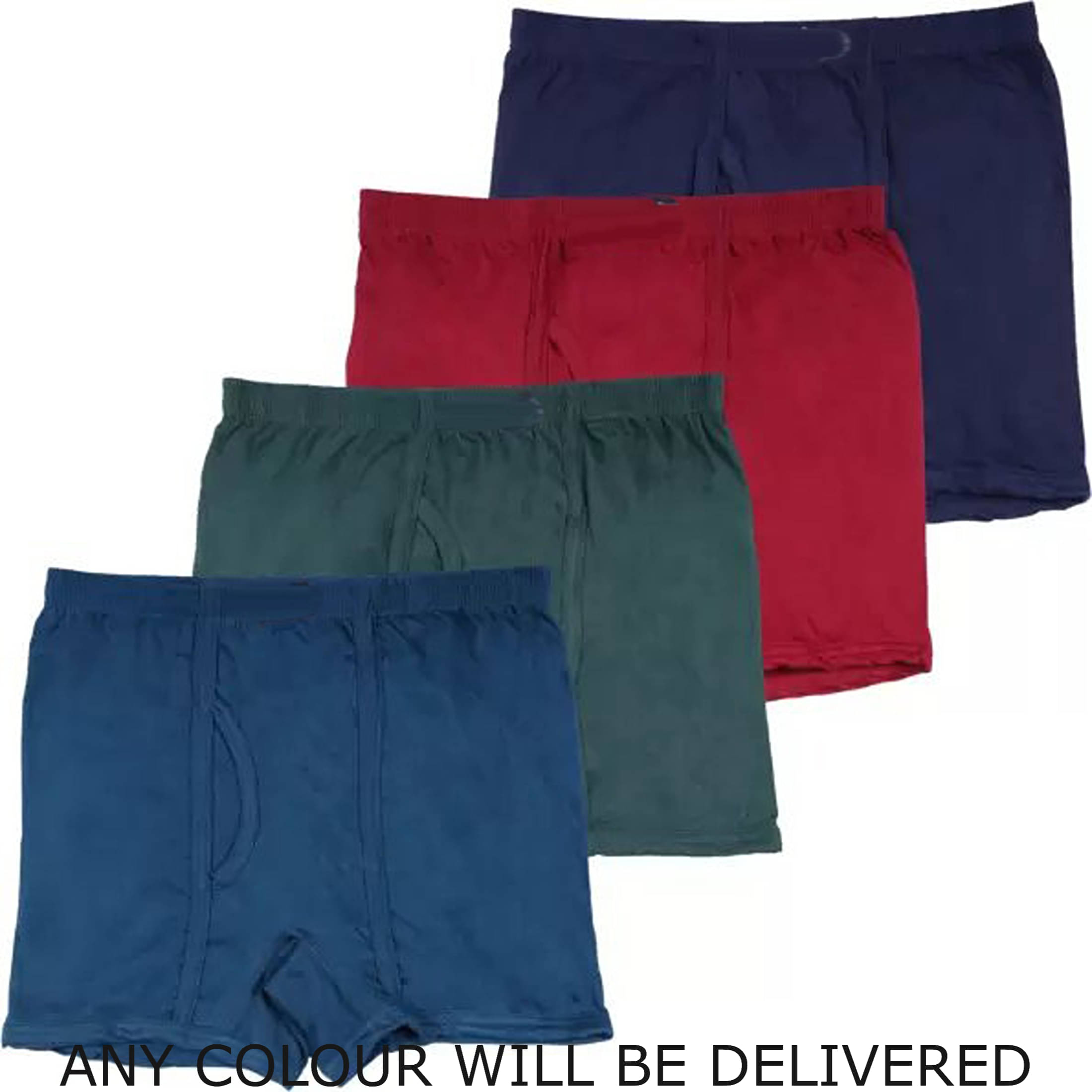 Cavenders Pack of 4 Cotton Blend Trunks For Men's ( Navy Blue )     			Cavenders Pack of 4 Cotton Blend Trunks For Men's ( Navy Blue )