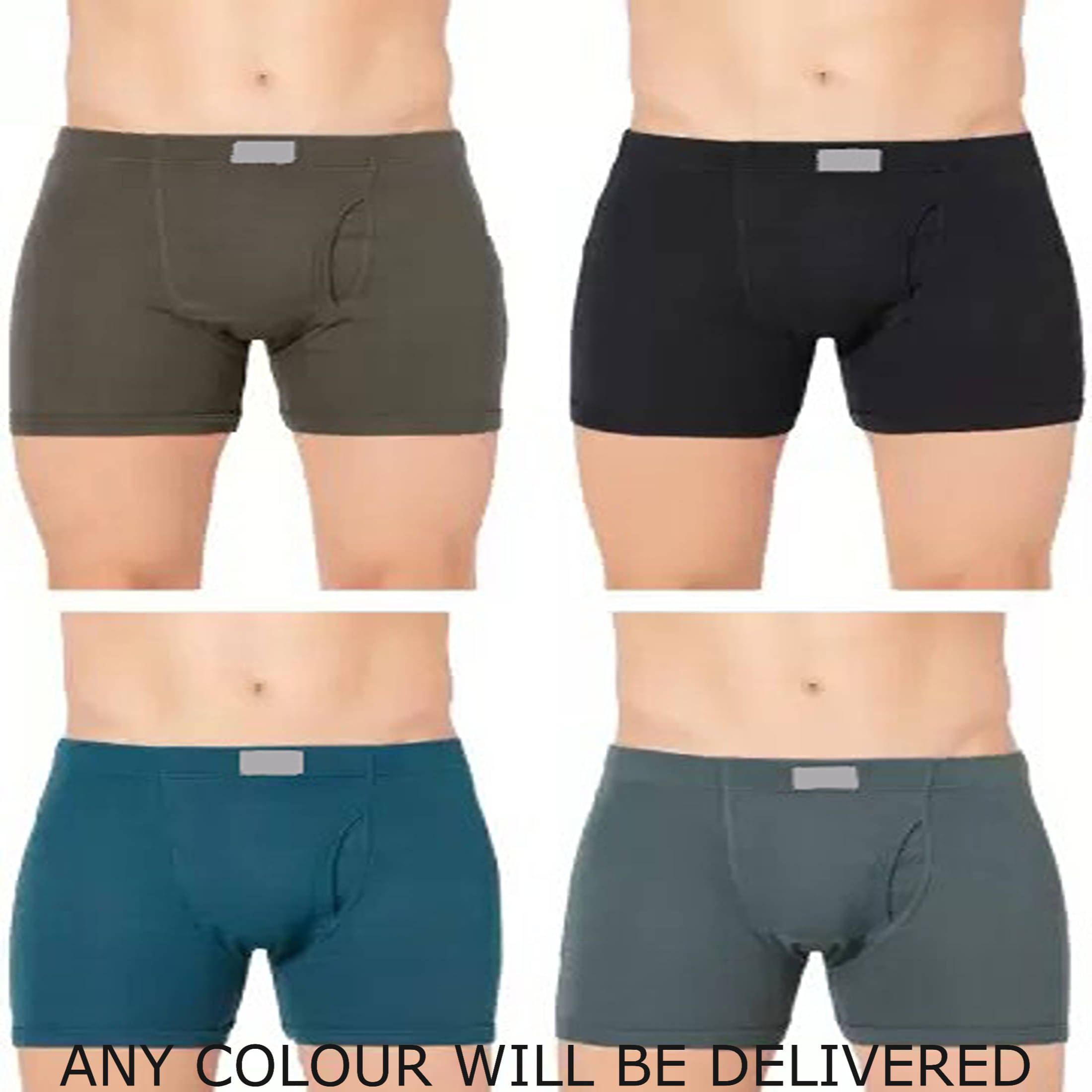 Cavenders Pack of 4 Cotton Blend Trunks For Men's ( Navy Blue )     			Cavenders Pack of 4 Cotton Blend Trunks For Men's ( Navy Blue )