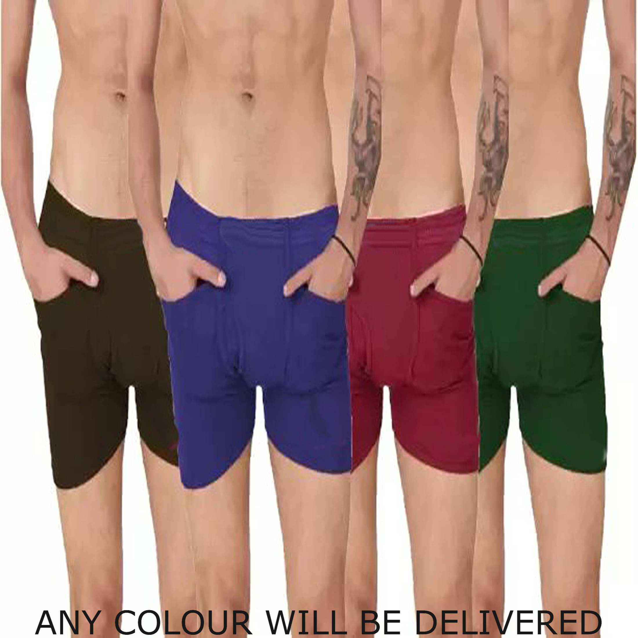 Cavenders Pack of 4 Cotton Blend Trunks For Men's ( Multicolor7 ) Cavenders Pack of 4 Cotton Blend Trunks For Men's ( Multicolor7 )