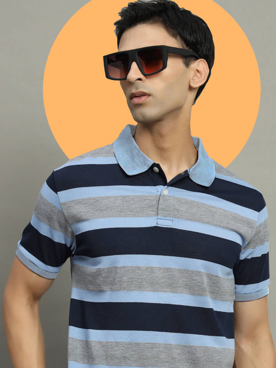     			GET GOLF Pack of 1 Cotton Blend Regular Fit Solid Half Sleeves Men's Polo T Shirt ( Light Blue )