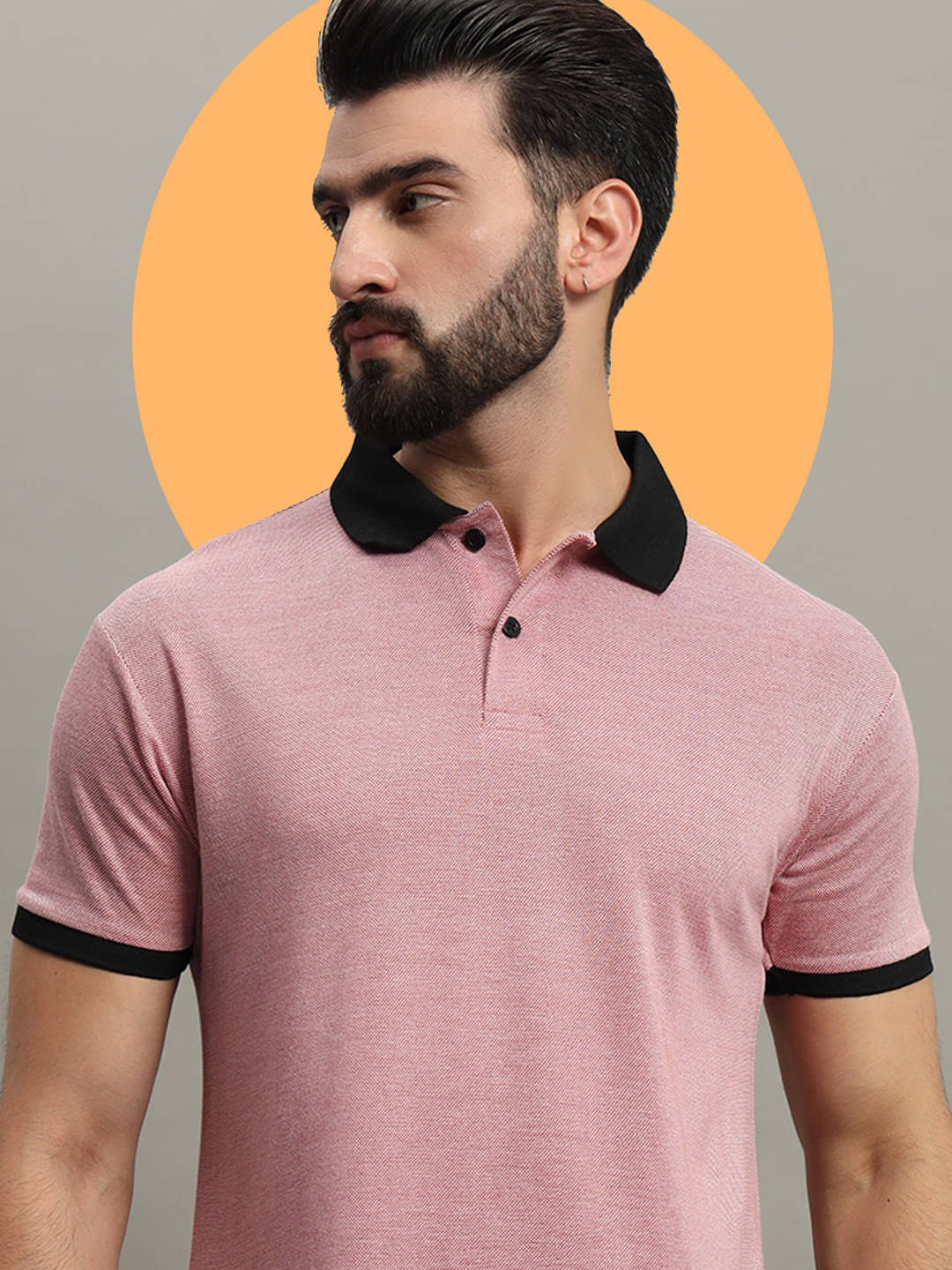     			GET GOLF Pack of 1 Cotton Blend Regular Fit Solid Half Sleeves Men's Polo T Shirt ( Red )