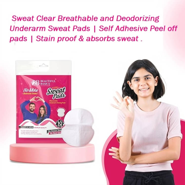 Sweat Pads For Underarms Disposable Highly Absorbent Sweat Pads (set of 10) Sweat Pads For Underarms Disposable Highly Absorbent Sweat Pads (set of 10)