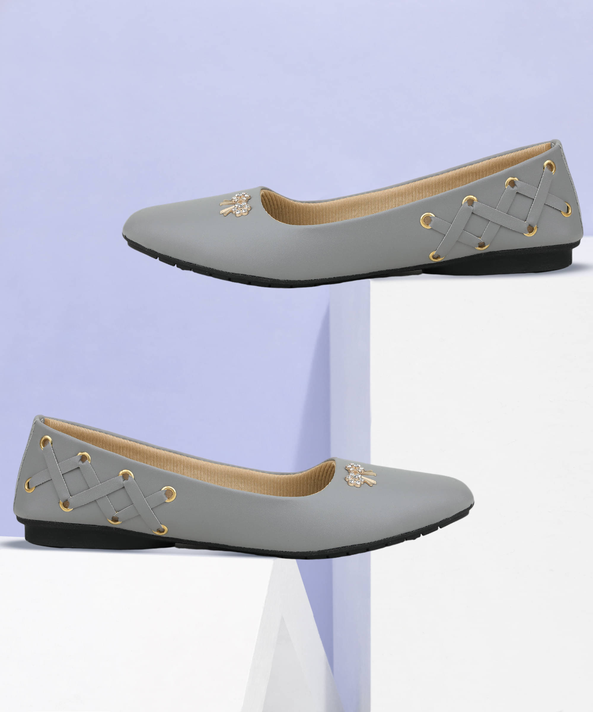     			Moonwalk Gray Women's Slip On