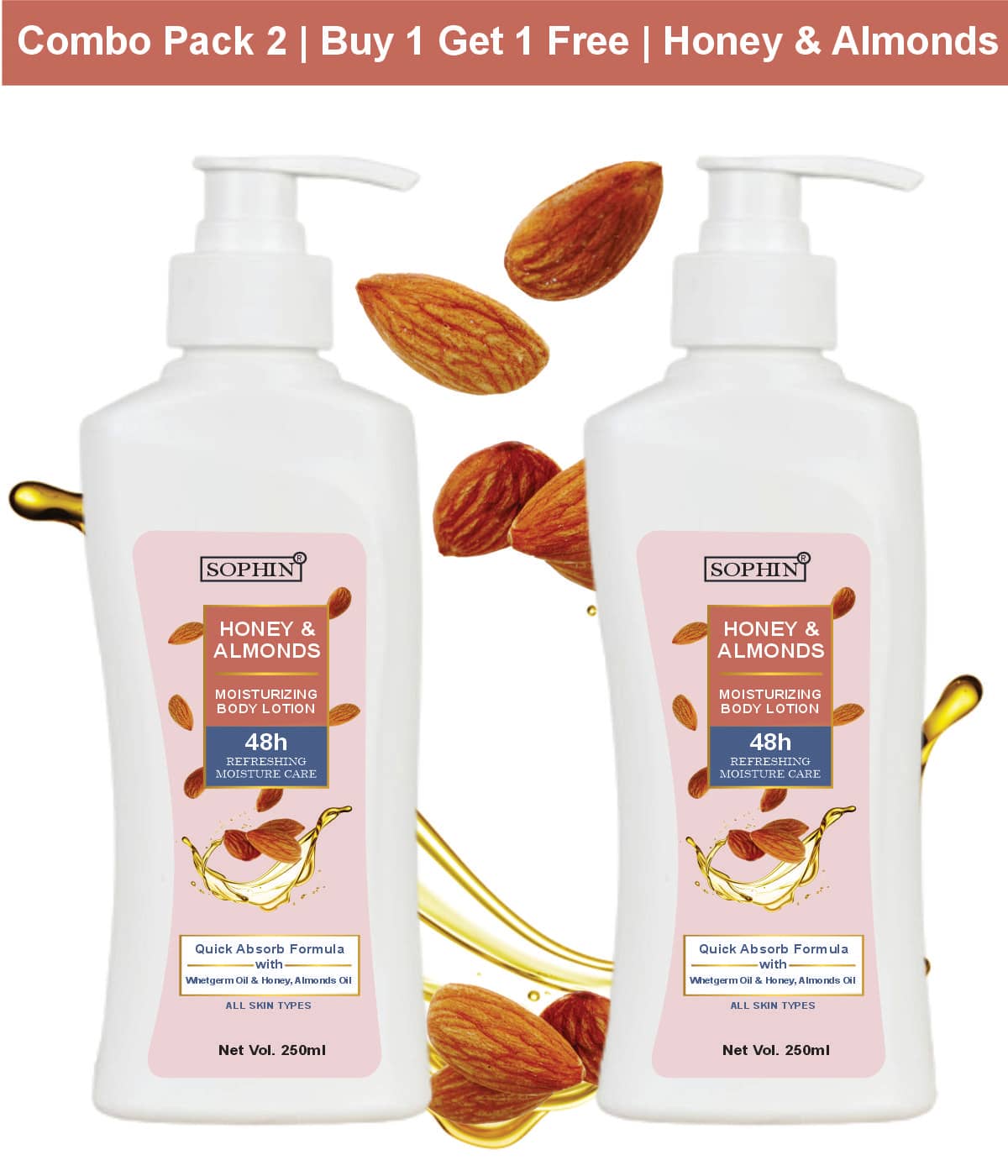 SOPHIN Skin Softening Lotion For All Skin Type 250 ml ( Pack of 2 )