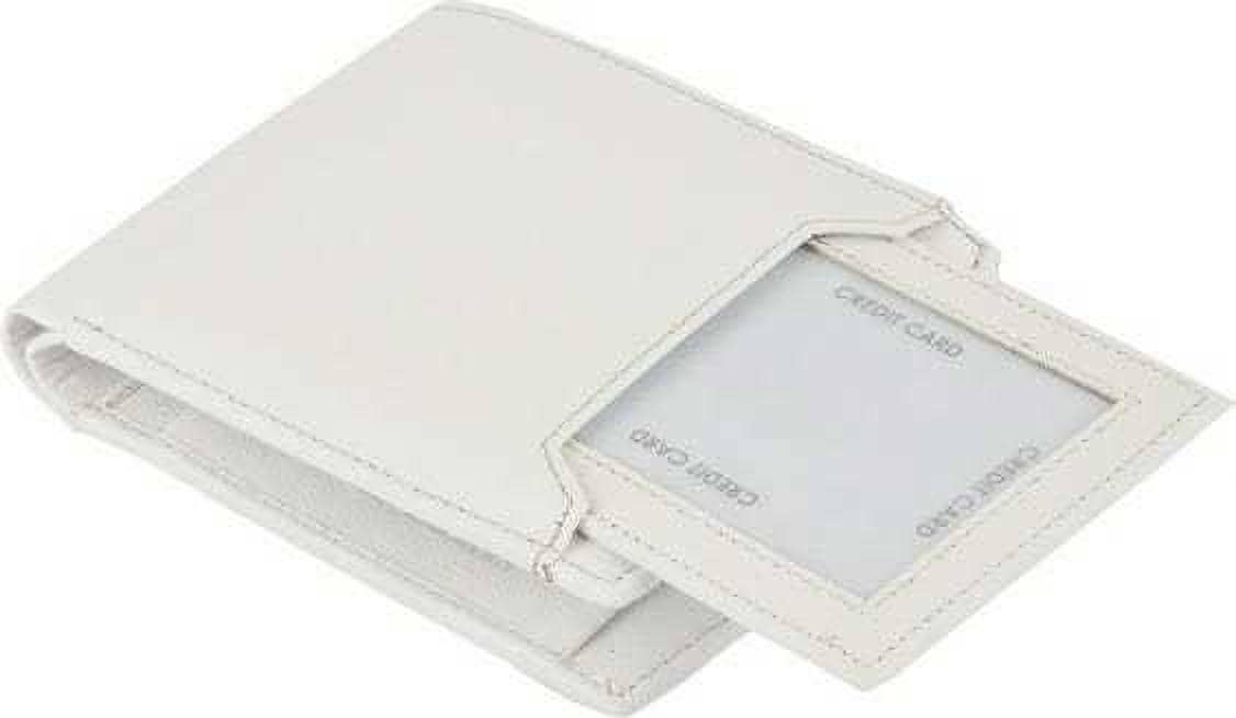 Sonrisa PU Solid Men's Regular Wallet With 9 Slots For Card ( White , Pack of 1 ) - Handbags | Buy online on ZillyBuy