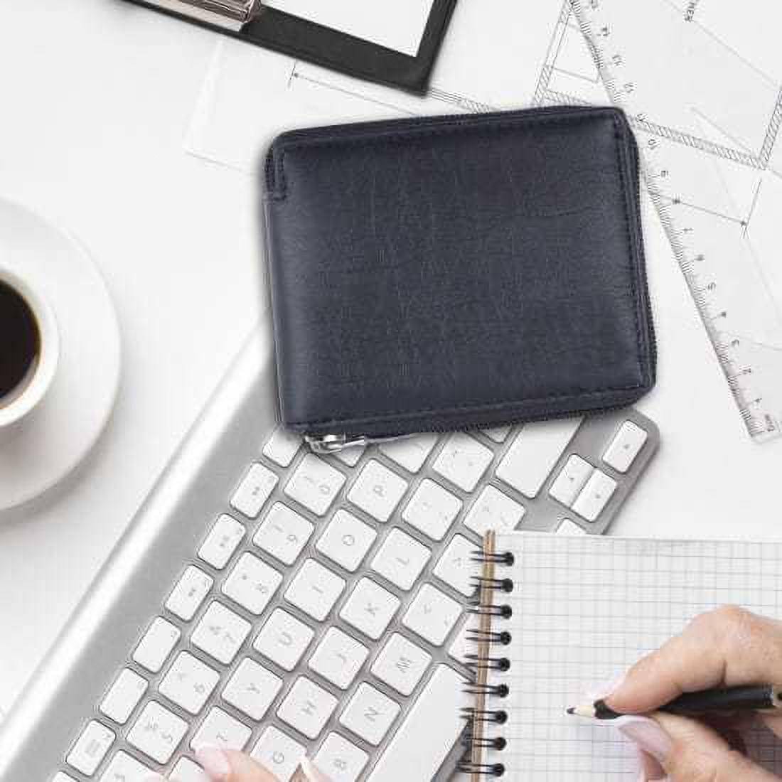     			Sonrisa PU Solid Men's Regular Wallet With 10 Slots For Card ( Black , Pack of 1 )