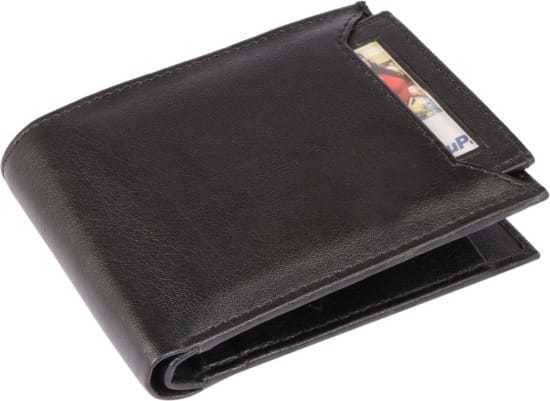     			Sonrisa PU Solid Men's Regular Wallet With More Than 10 Slots For Card ( Black , Pack of 1 )