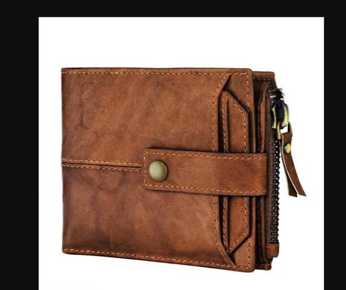 Sonrisa PU Solid Men's Regular Wallet With 5 Slots For Card ( Brown , Pack of 1 ) - Handbags | Buy online on ZillyBuy