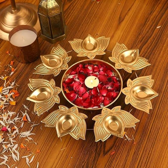 Spherulemuter Brass Designer Diya - Pack of 1 Spherulemuter Brass Designer Diya - Pack of 1