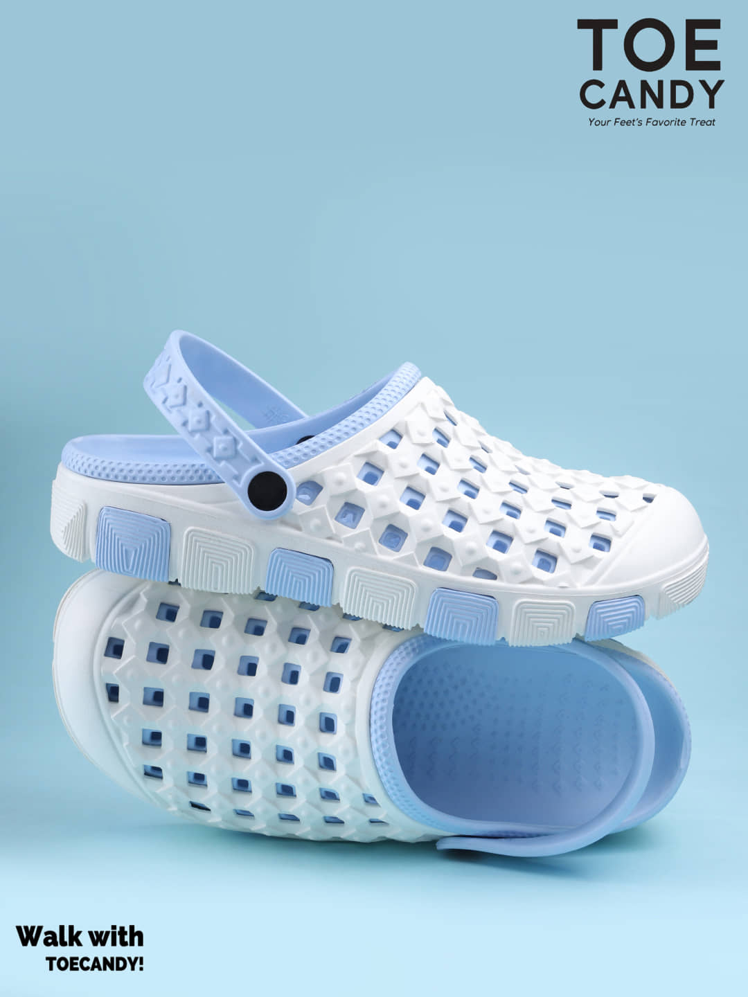 TOE CANDY - Off White Men's Clogs