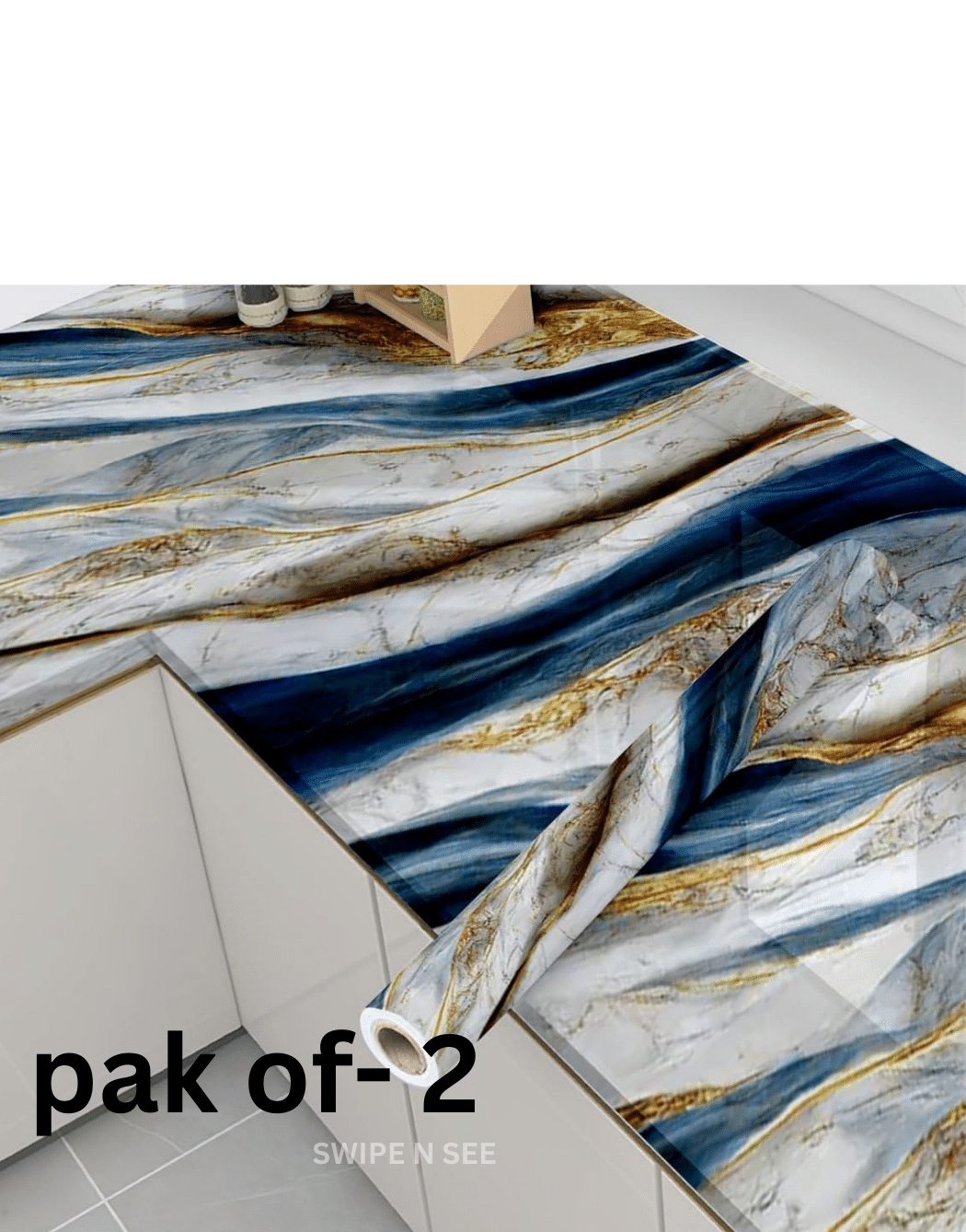     			swipe n see Abstract Wallpaper ( 60 x 200 ) cm ( Pack of 2 )