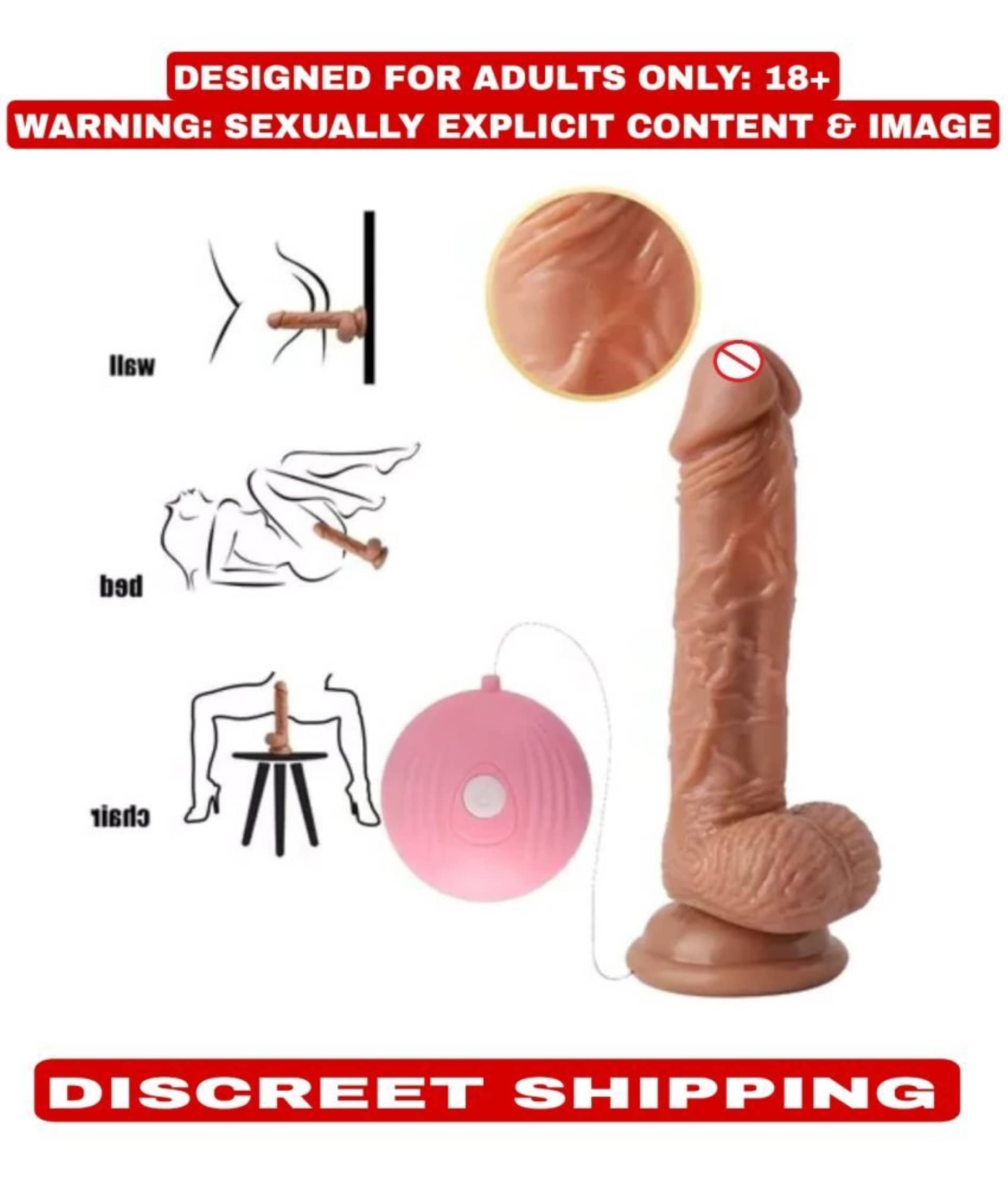 360 DEGREE ROTATIN MULTI-SPEED FLEXIBLE REALSTIC G SPOT VIBRATING SUCTION DILDO BY CRAZYNYT