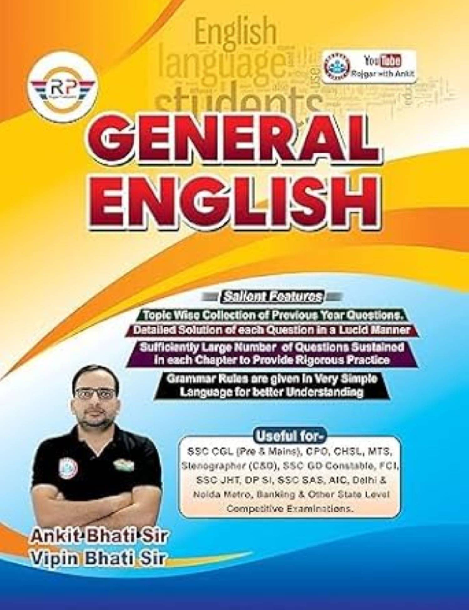     			Ankit Bhati Sir General English Useful For Police, SSC, & All Competitive Exam New Edition 2023-24 (IN HINDI)