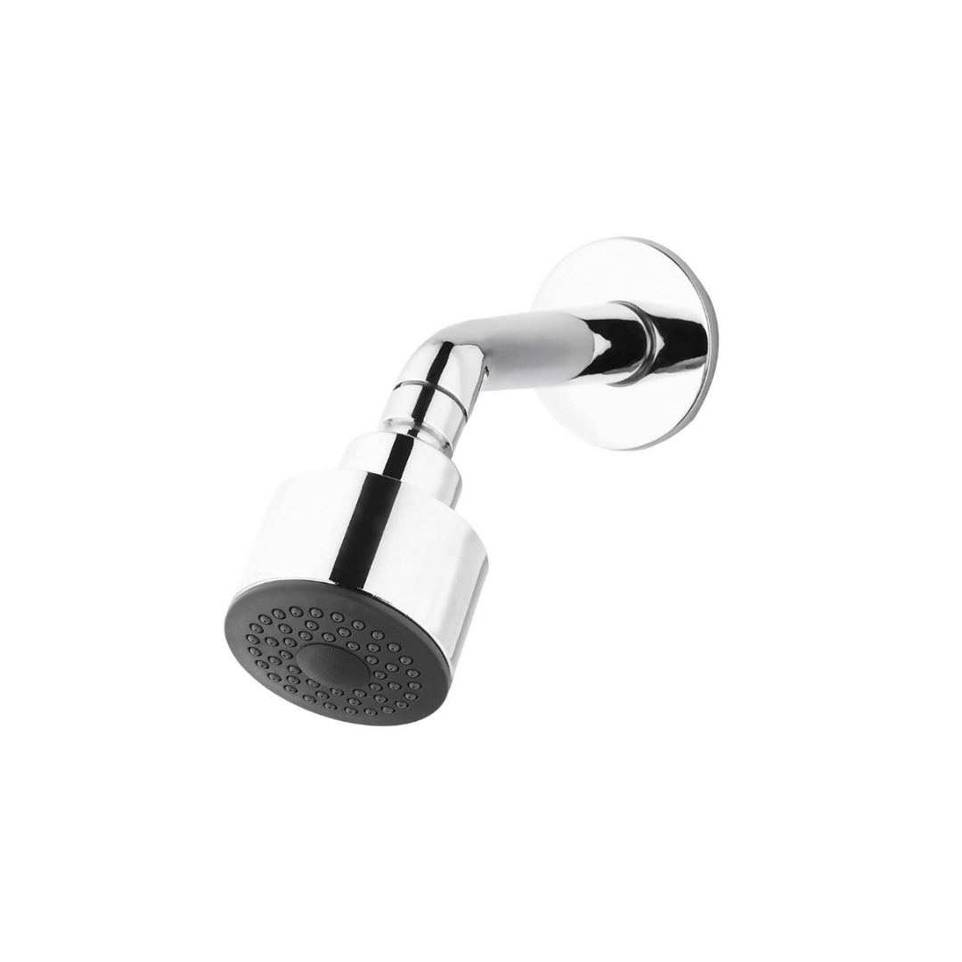     			COSVIT 3" Black Nozzle Shower with 7" SS Arm Plastic (ABS) Overhead Shower