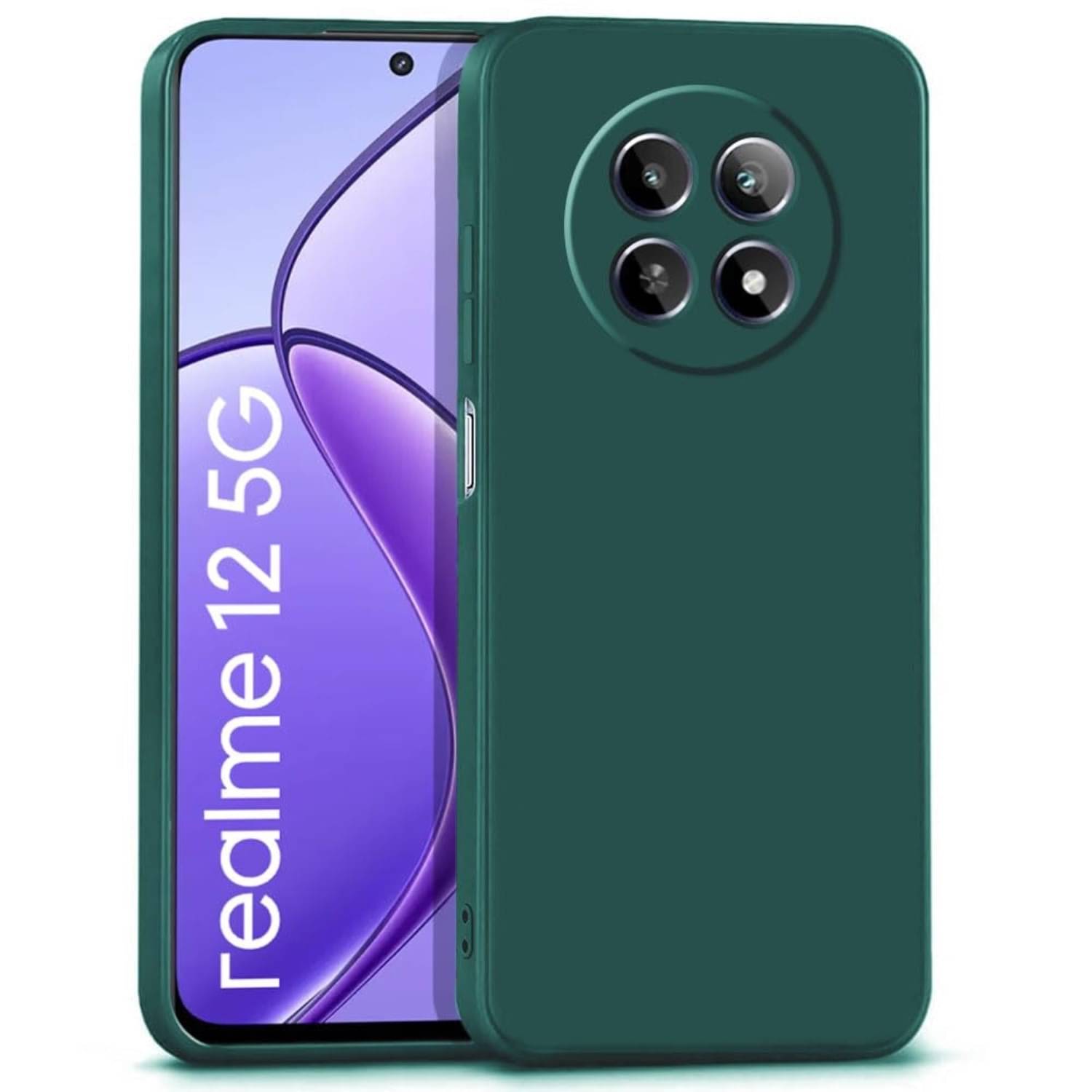     			Case Vault Covers Silicon Soft cases Compatible For Silicon Realme Narzo 70x 5G ( )