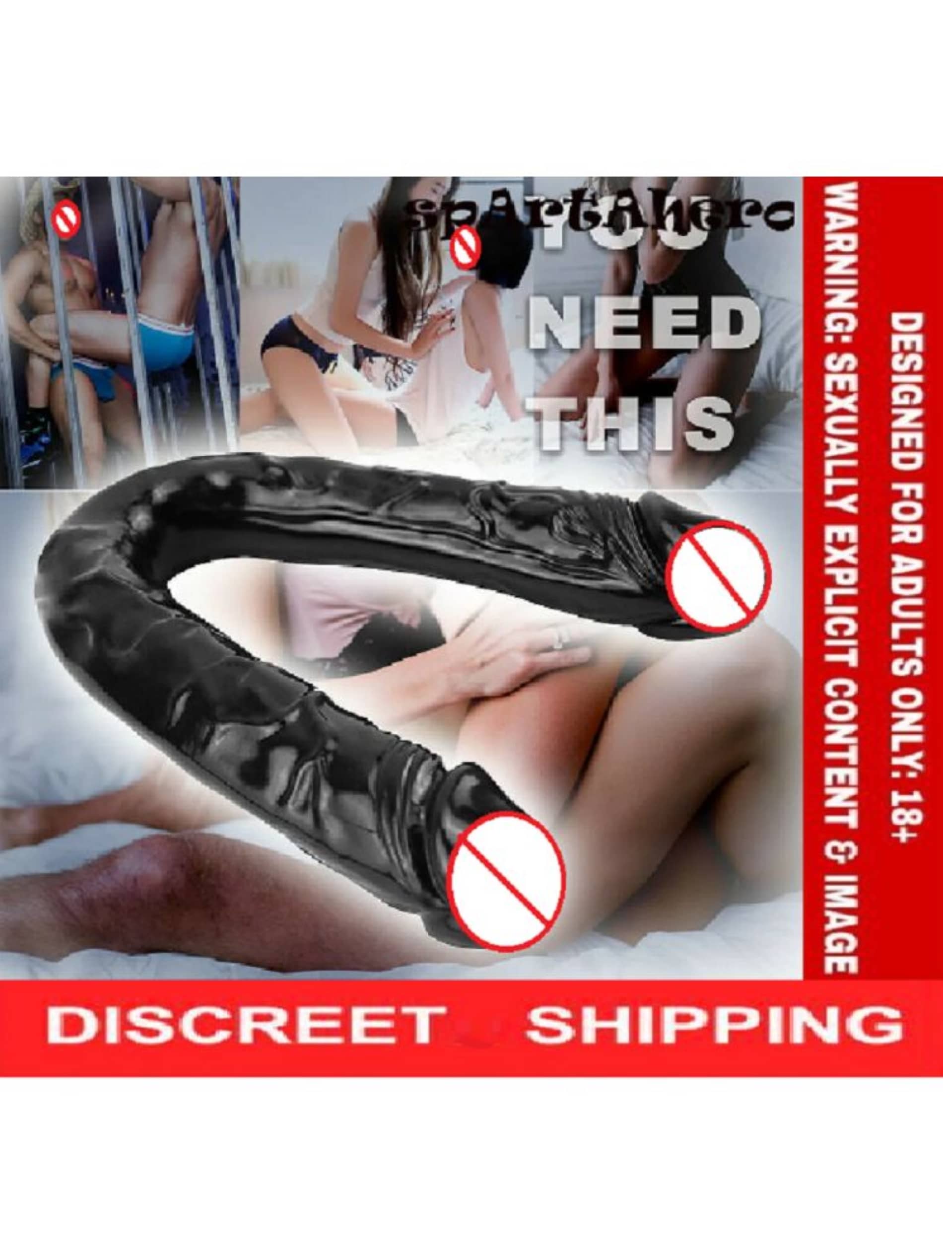 Crazynyt Double Ended Dildo Travel Friendly Double Headed Dildo Realistic Feel Dildo For Lesbian