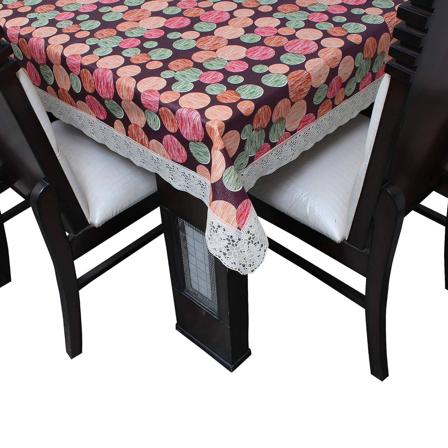 CreadCraft Printed PVC 4 Seater Rectangle Table Cover ( 150 x 105 ) cm Pack of 1 Multi CreadCraft Printed PVC 4 Seater Rectangle Table Cover ( 150 x 105 ) cm Pack of 1 Multi