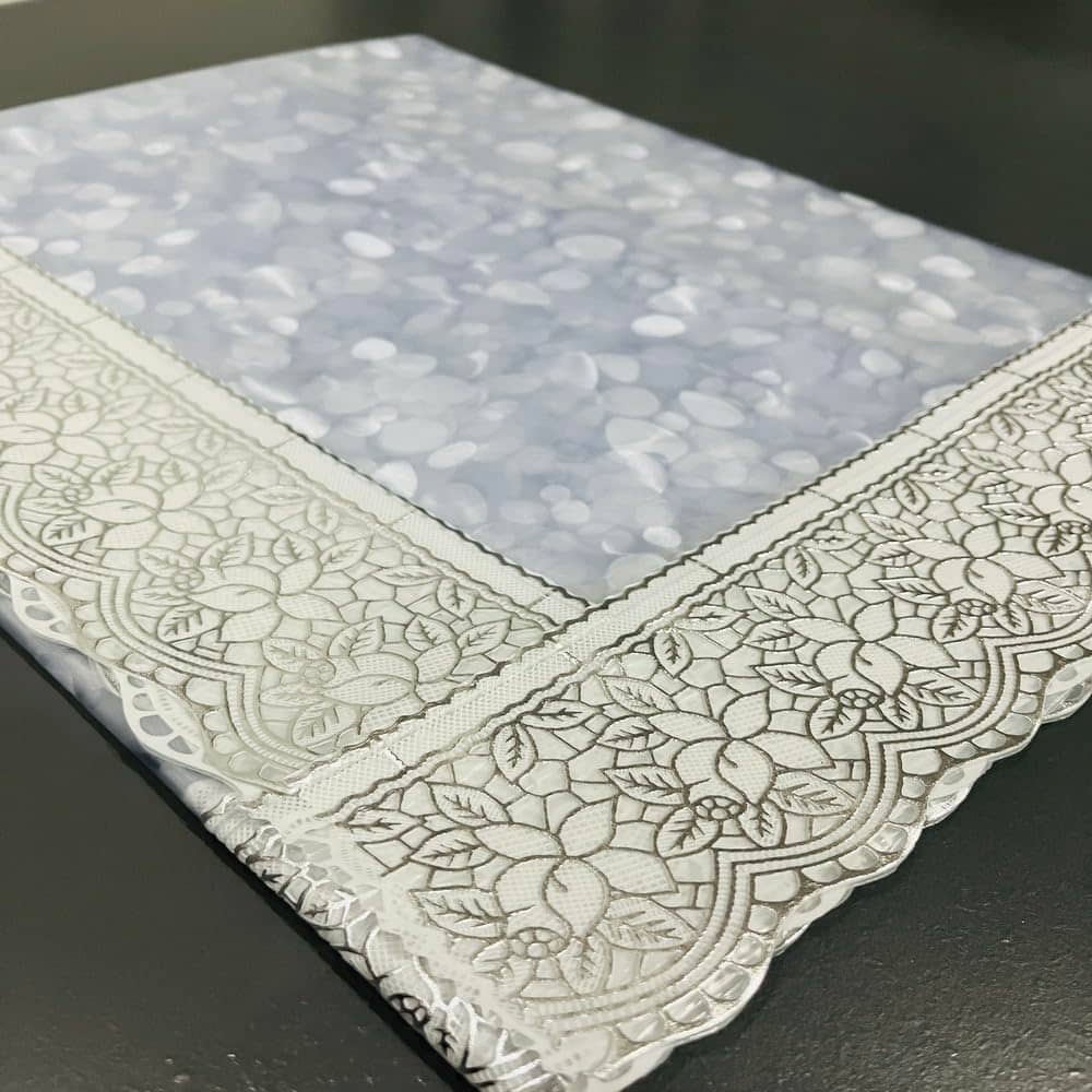 CreadCraft Printed PVC 4 Seater Rectangle Table Cover ( 150 x 105 ) cm Pack of 1 Multi