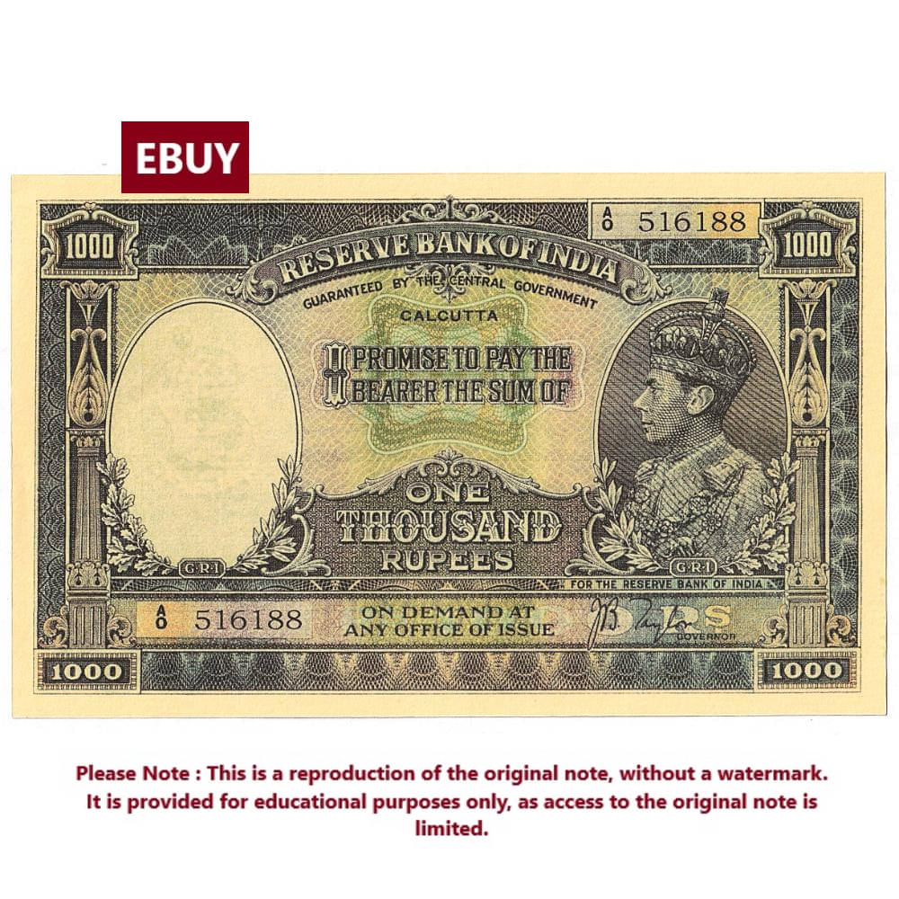 Extremely Rare Big 1000 Rupees, Signed By J.B Taylor, British India High Quality, Reproduction of old Note Collection Extremely Rare Big 1000 Rupees, Signed By J.B Taylor, British India High Quality, Reproduction of old Note Collection