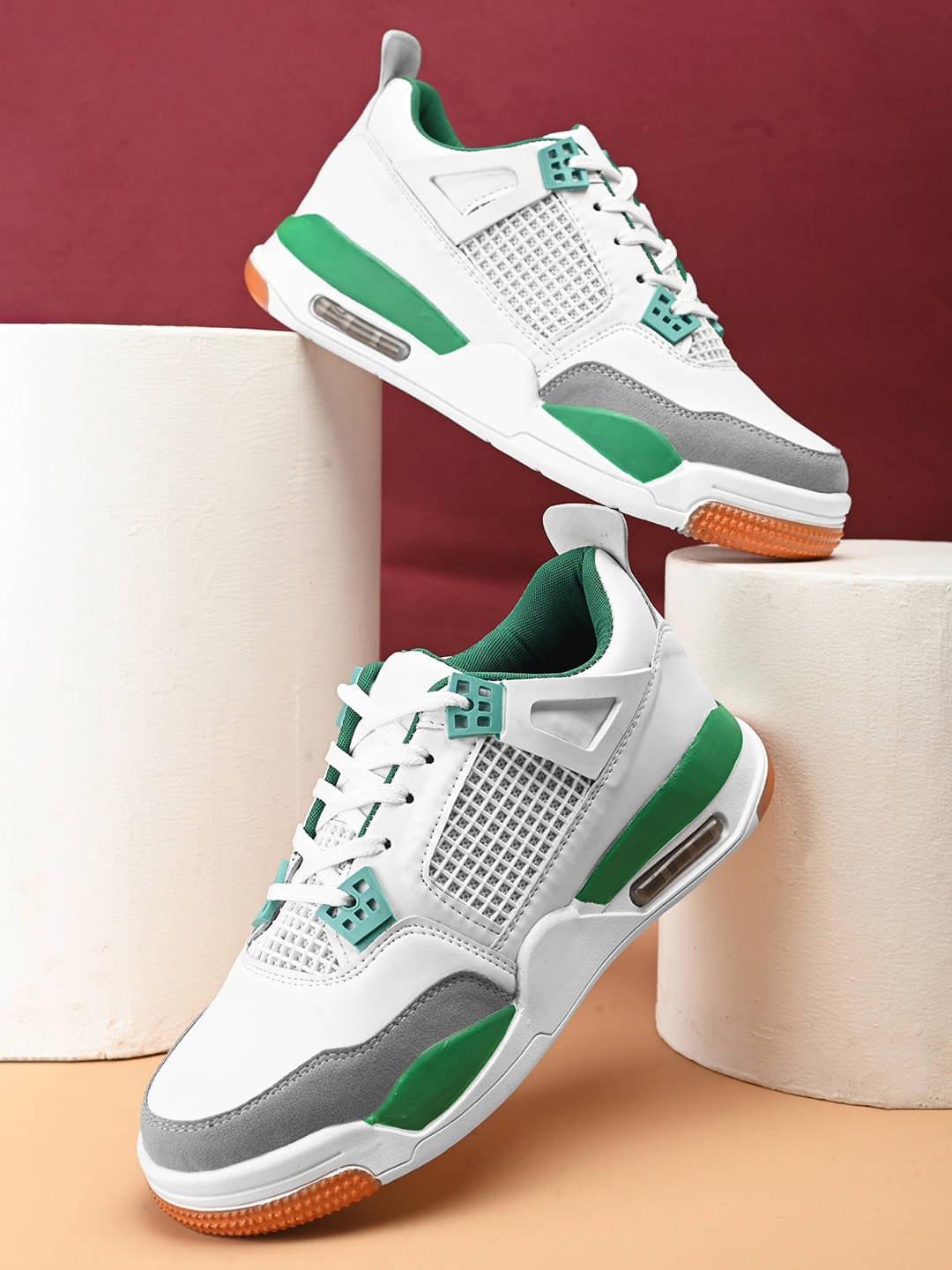     			Fashion Victim Green Men's Sneakers
