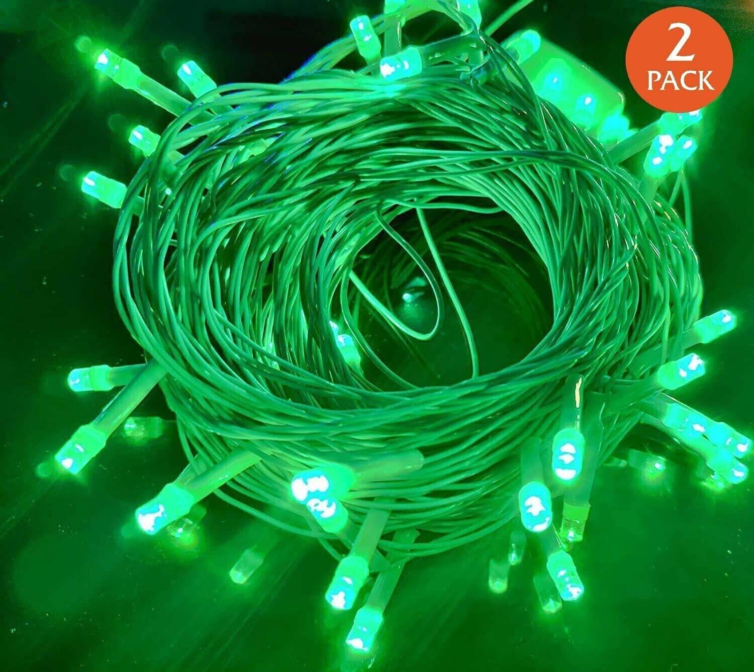     			HOME DELIGHT Green 10Mtr String Light ( Pack of 2 )
