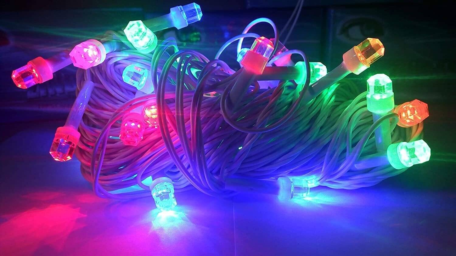     			HOME DELIGHT Multicolor 12M String Light ( Pack of 1 )