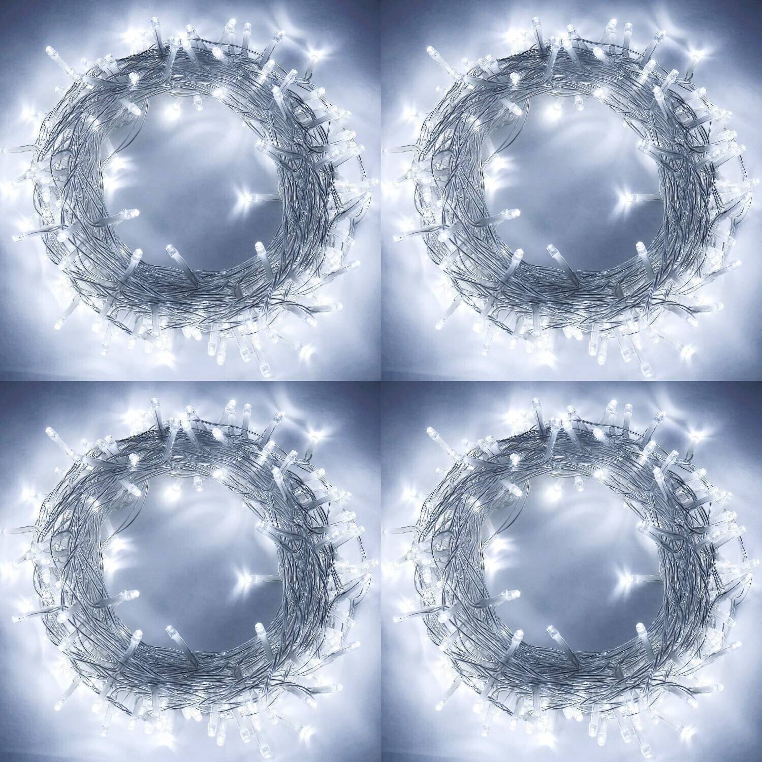     			HOME DELIGHT White 10Mtr String Light ( Pack of 4 )