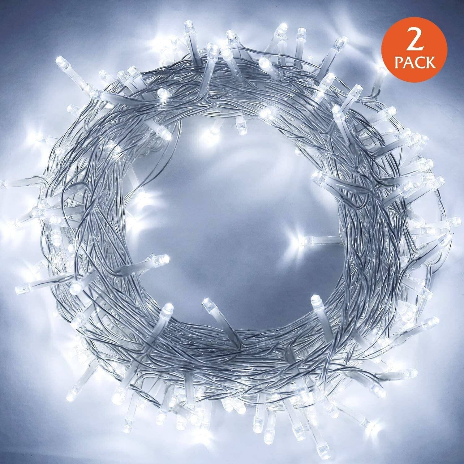     			HOME DELIGHT White 10Mtr String Light ( Pack of 2 )