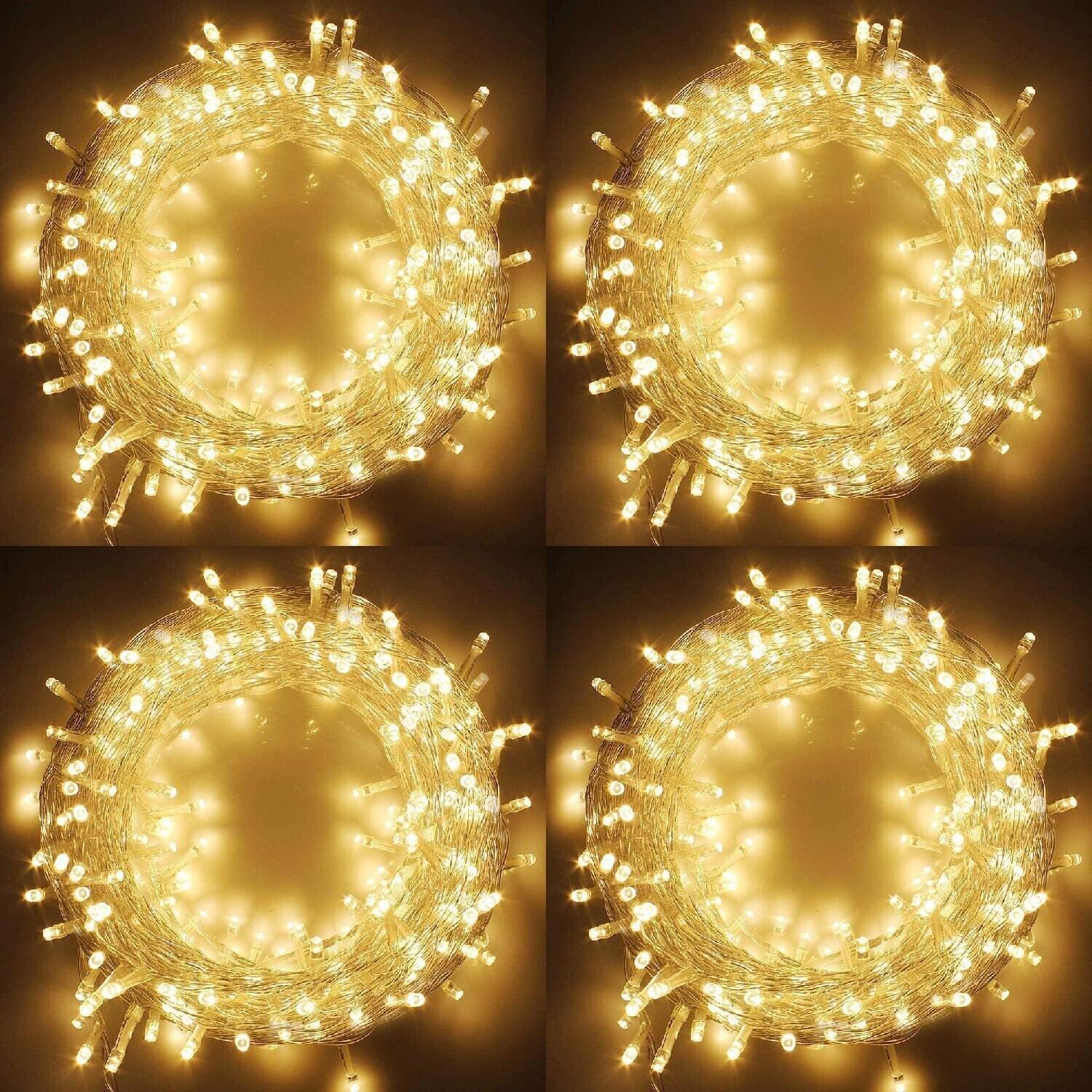     			HOME DELIGHT Yellow 10Mtr String Light ( Pack of 4 )