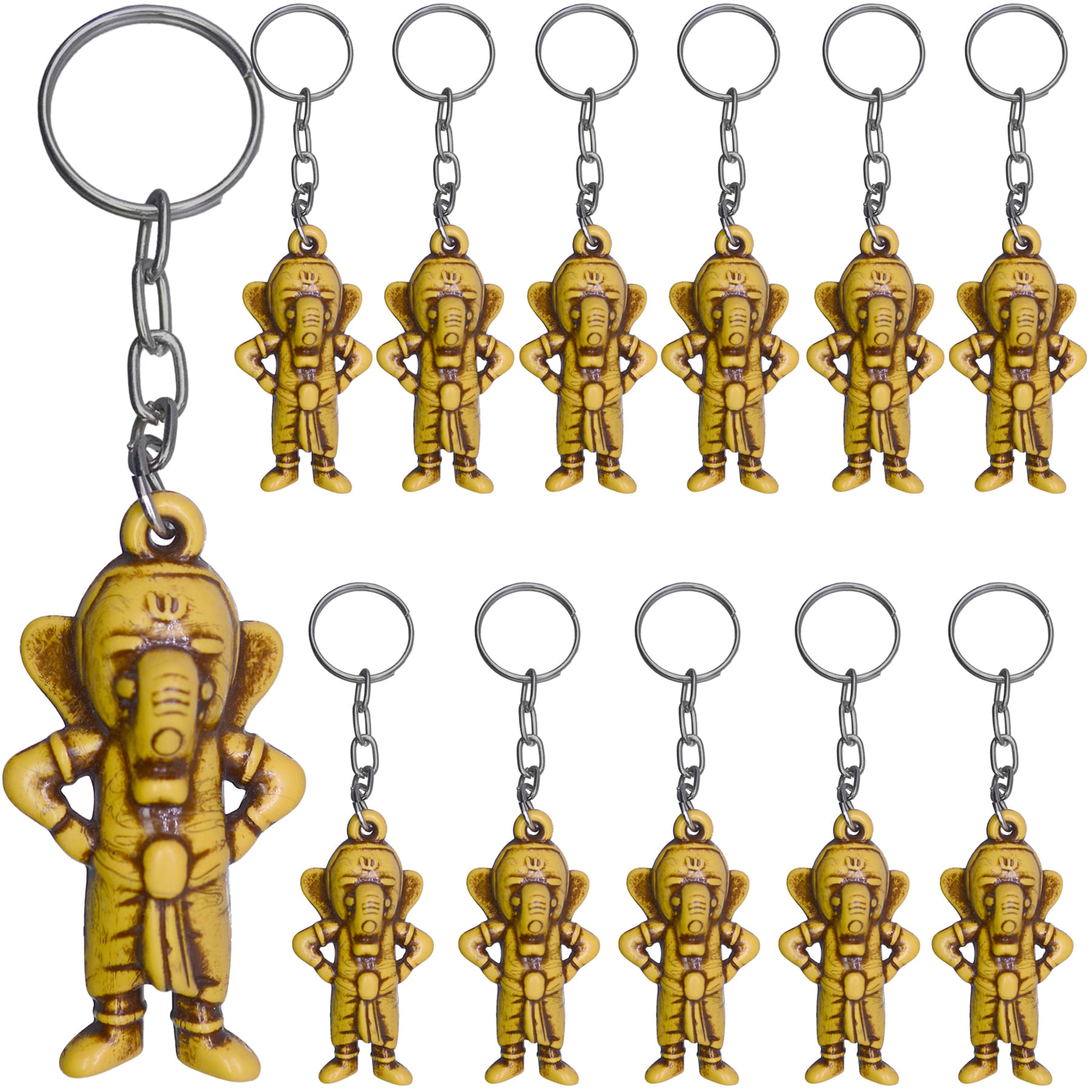 JMALL Gold Men's Regular Keychain ( Pack of 10 & more ) JMALL Gold Men's Regular Keychain ( Pack of 10 & more )