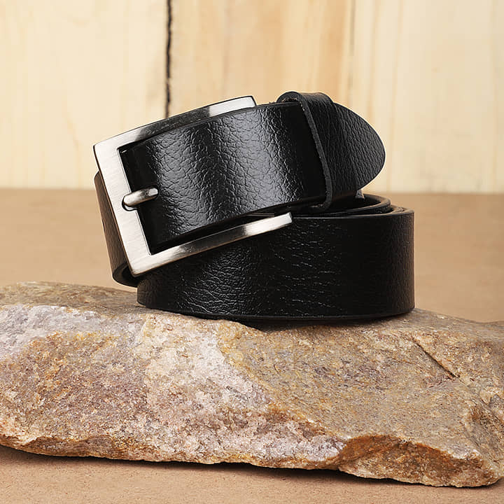 Kastner - Black 100% Leather Men's Formal Belt ( Pack of 1 )
