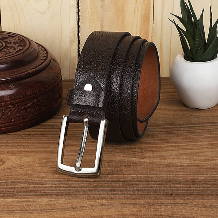 Kastner - Brown 100% Leather Men's Formal Belt ( Pack of 1 ) Kastner - Brown 100% Leather Men's Formal Belt ( Pack of 1 )
