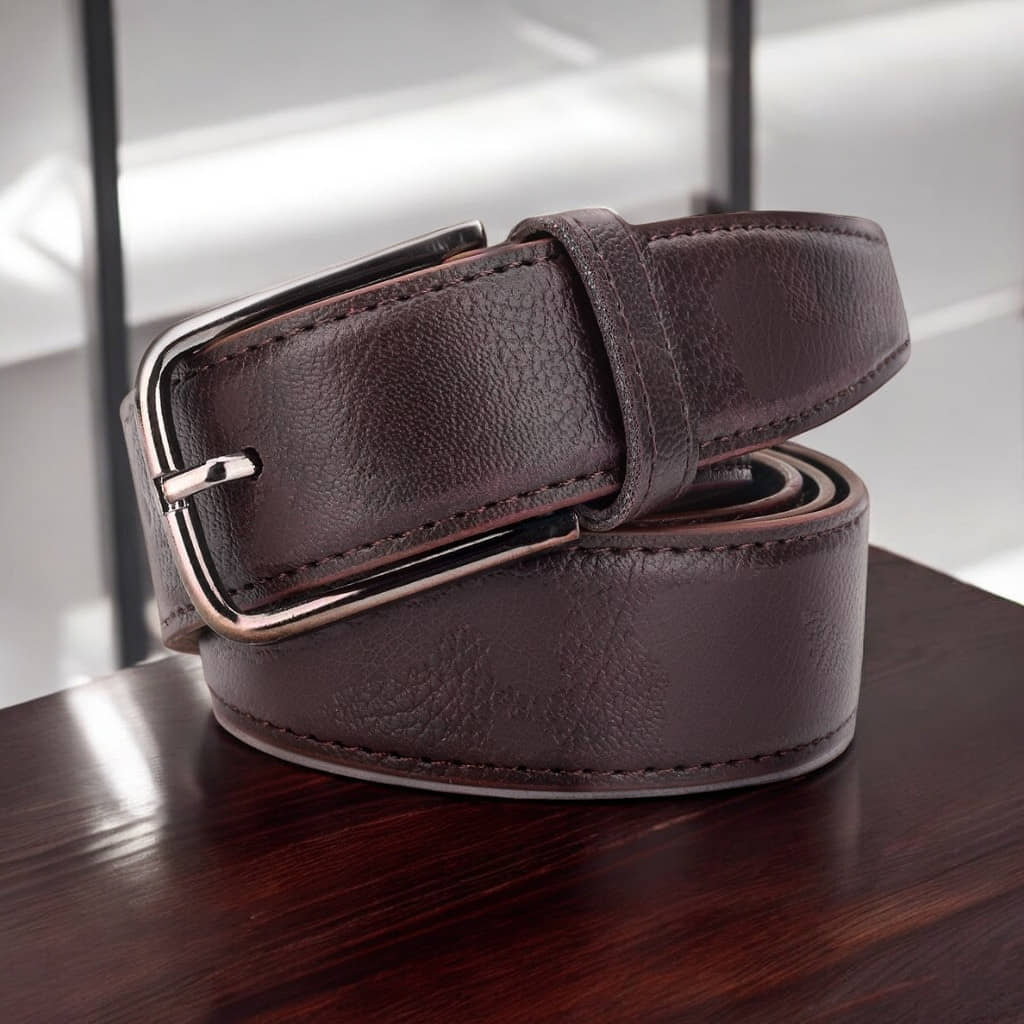 Kastner - Brown PU Men's Casual Belt ( Pack of 1 )