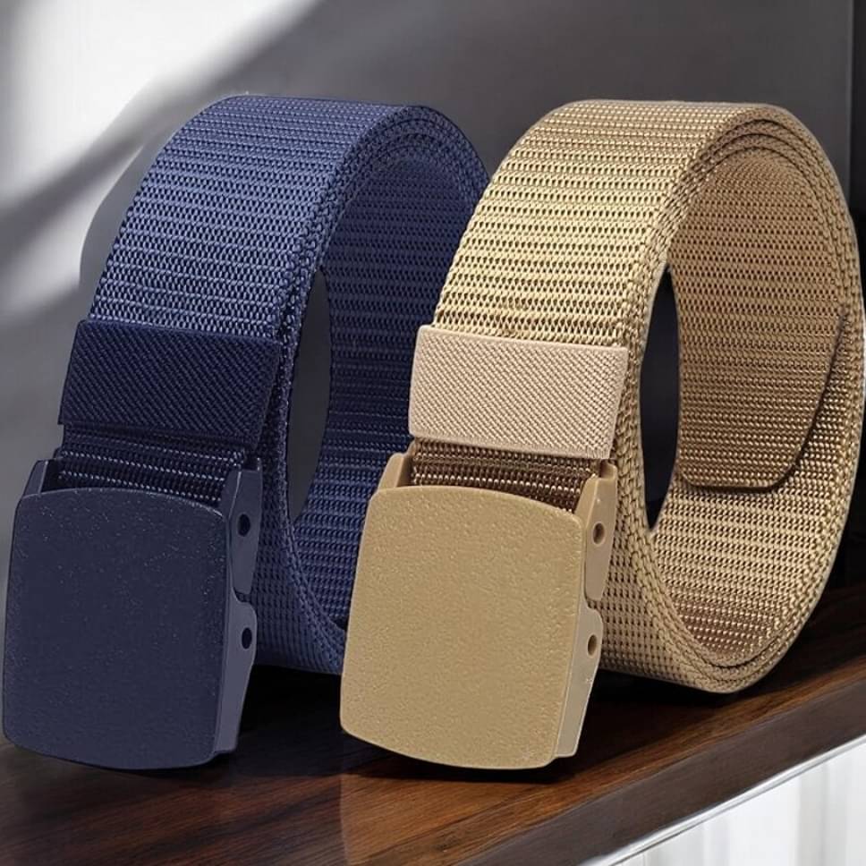 Kastner - Multicolor Nylon Men's Casual Belt ( Pack of 2 ) Kastner - Multicolor Nylon Men's Casual Belt ( Pack of 2 )