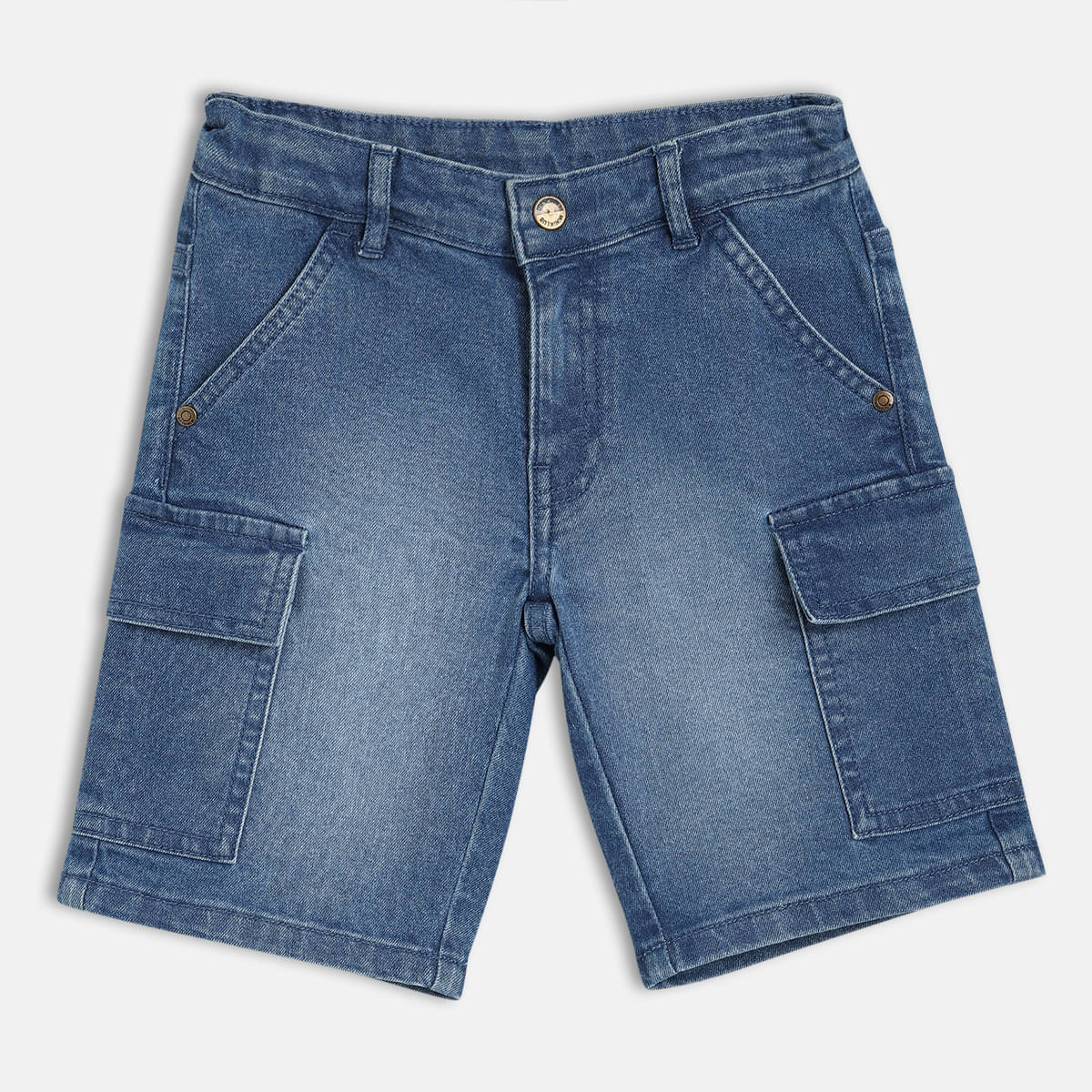     			MINI KLUB Pack of 1 Cotton Shorts For Boys ( Dark Blue )
