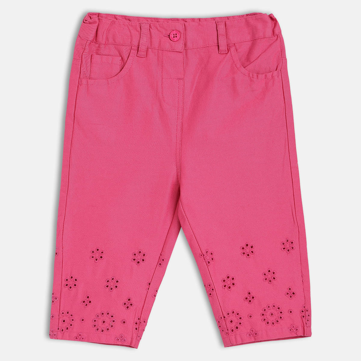     			MINI KLUB Pack of 1 Baby Girls Cotton Pants ( Pink )
