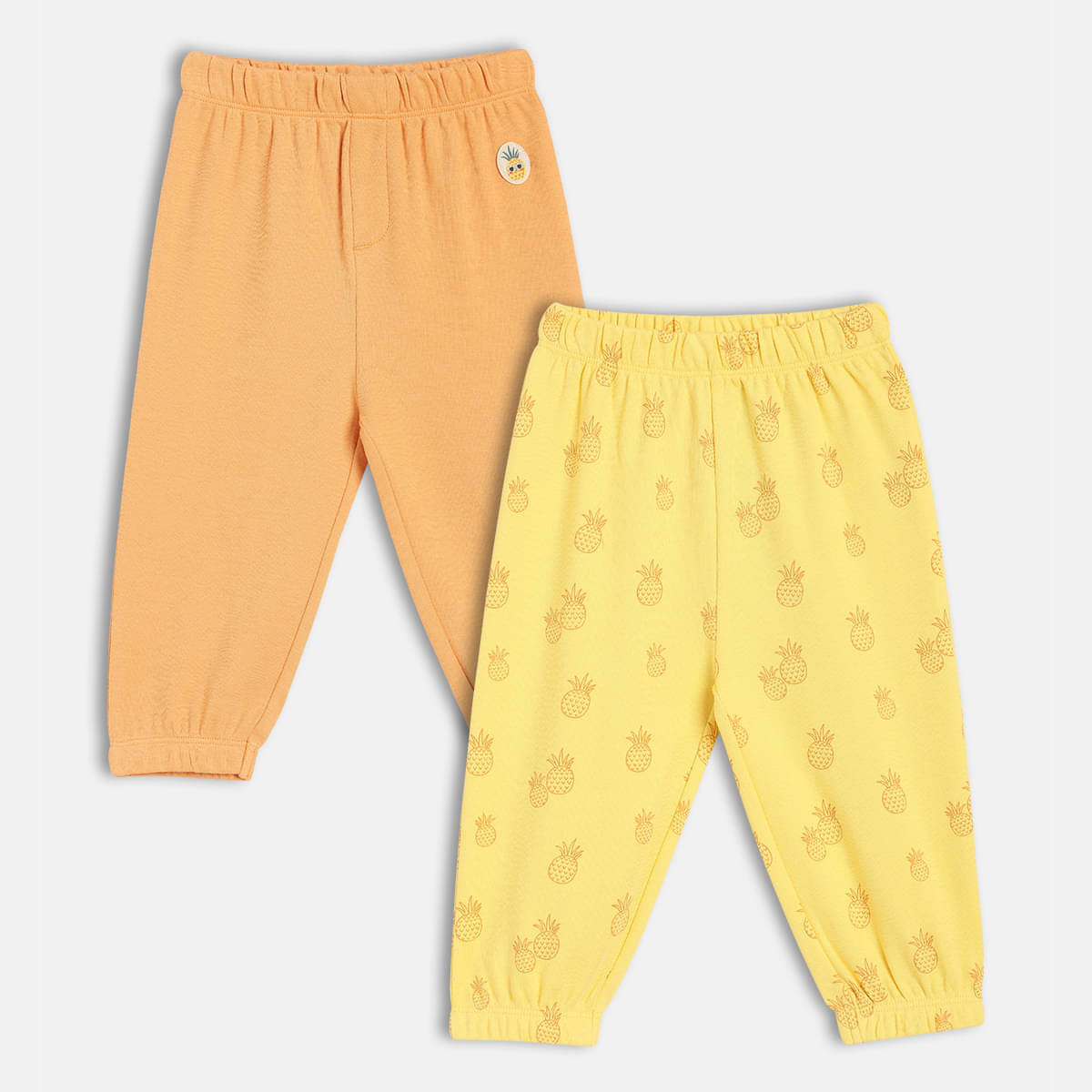 MINI KLUB Pack of 2 Baby Boys Cotton Joggers ( Multicolor ) MINI KLUB Pack of 2 Baby Boys Cotton Joggers ( Multicolor )