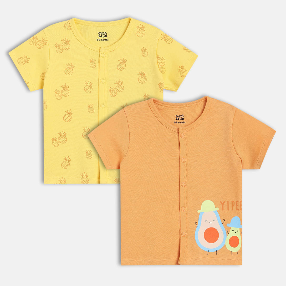     			MINI KLUB Pack of 2 Baby Boys Cotton Vest ( Multi )