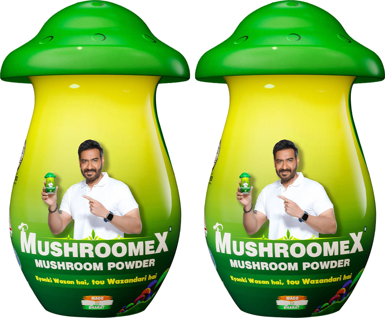    			Mushroomex Powder For Weight Gain ( Pack of 2 )