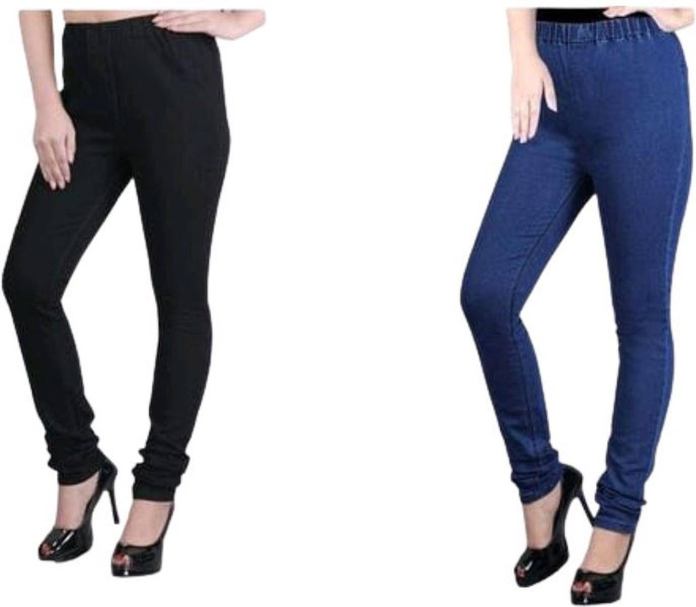     			OuterWear - Multicolor Denim Slim Fit Women's Jeans ( Pack of 2 )